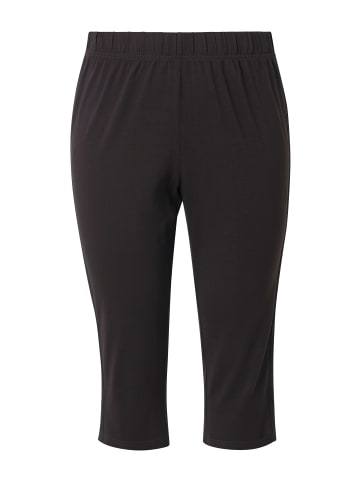 Ulla Popken Leggings in schwarzbraun