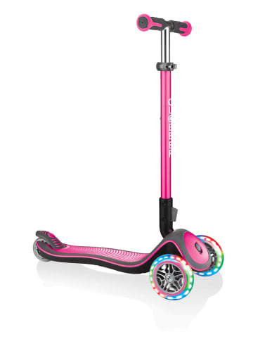 authentic Globber Elite Deluxe mit Leuchtrollen - Farbe: Pink