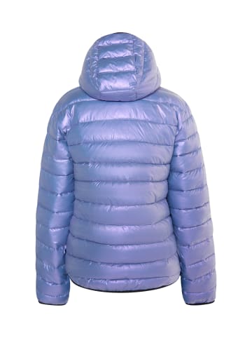 myMo Glänzende Steppjacke in VIOLETT