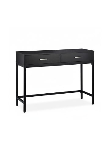 relaxdays Konsolentisch in Schwarz - (B)110 x (H)81 x (T)42 cm