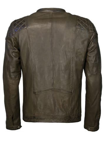 Mustang Lederjacke Cooper in khaki