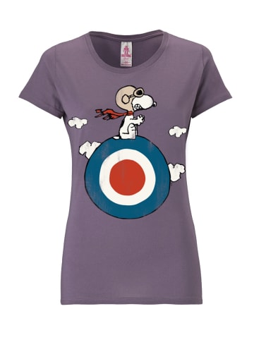 Logoshirt T-Shirts Peanuts - Snoopy in lavendel