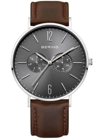 Bering Quarzuhr für Herren in silber