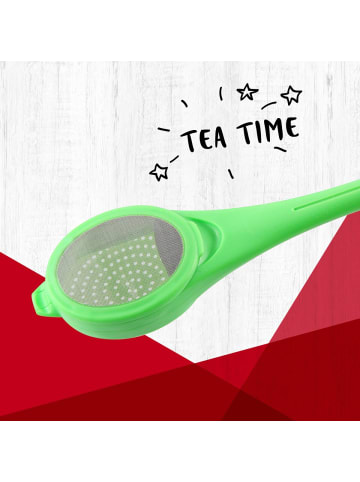 Fackelmann Teebrüher mit Ausdrücker, 24,5x2,5x7,9 cm