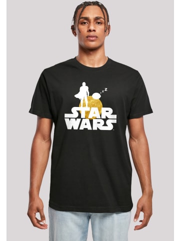 F4NT4STIC T-Shirt Star Wars The Mandalorian ZZZ in schwarz