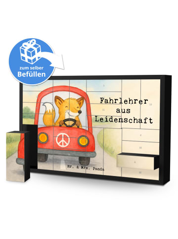 Mr. & Mrs. Panda Weihnachtskalender Fahrlehrer Leidenschaft Desi... in Weiß