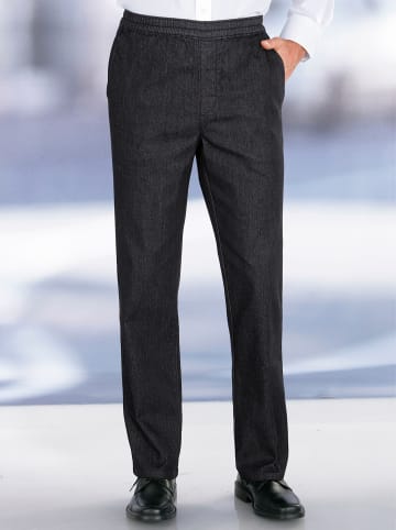 Sieh an! Schlupfjeans in black-denim