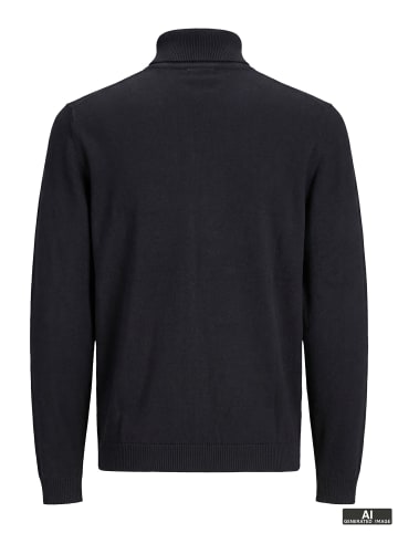 JACK & JONES PLUS Rollkragenpullover in Black