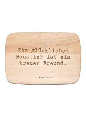 Mr. & Mrs. Panda Vesperbrett Spruch Haustiere pflegen mit Spruch in Transparent