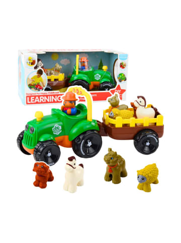 Wisam® Motorisierter Traktor, interaktive Tiere, Anhänger