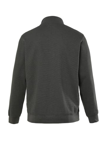 Men Plus Sweatjacke in elefantgrau