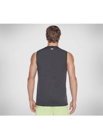 Skechers T-Shirt "GODRI CHARGE MUSCLE TANK" in Dunkelgrau / Schwarz