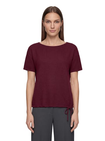 Betty Barclay Blusenshirt mit Tunnelzug in Maroon Banner