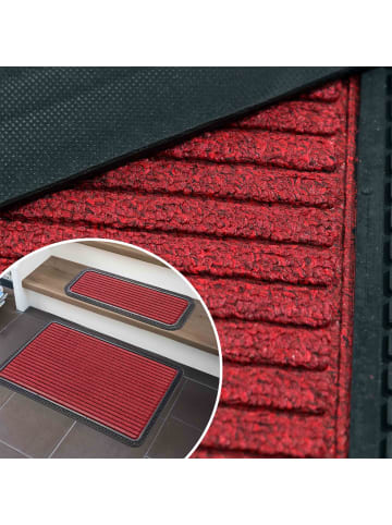 Astra Fußmatte Außen BORDER STAR 2ER SET 2 in Rot