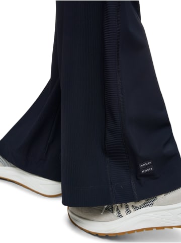 MARC CAIN SPORTS  Schlupfhose mit auffälligem Streifenmuster in Navy