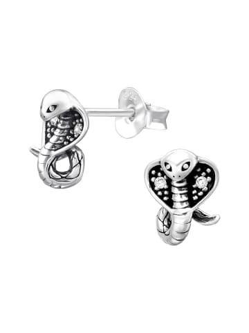 Alexander York Ohrringe, Ohrstecker COBRA in 925 Sterling Silber, 2-tlg.