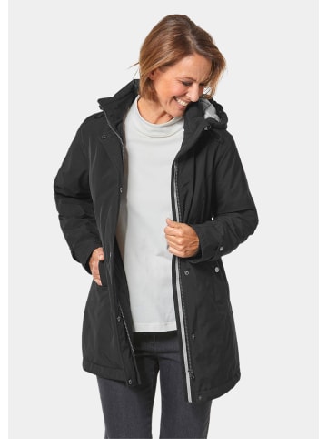 GOLDNER Kurzgröße:  Jacke Sportliche Jacke mit vielen Details in schwarz