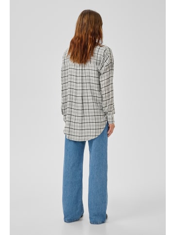 My Essential Wardrobe Langarm-Hemd MWIris Box fit in Light Grey Check
