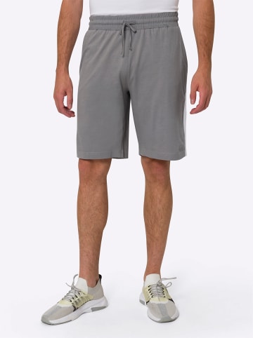 Sieh an! Freizeitbermudas in schwarz + grau