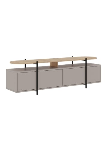 CALICOSY TV-Möbel HINOA in Mol - (W) 160 x (H) 48 x (L) 38.5 cm