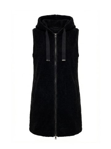 Ulla Popken Long-Weste in schwarz