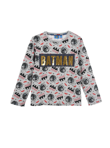 Batman Langarmshirt Longsleeve in Grau