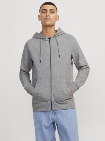 Jack & Jones Kapuzenjacke in Light Grey Melange