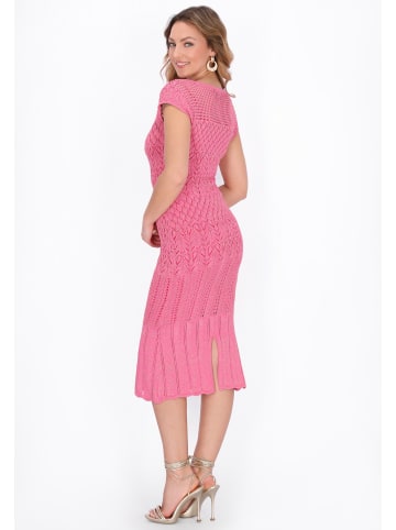 faina Women Dress in pink gold