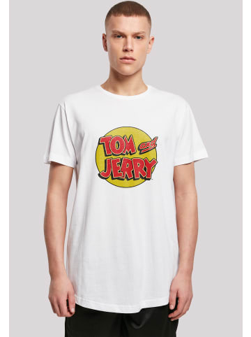 F4NT4STIC Long Cut T-Shirt Tom and Jerry TV Serie Circle in weiß