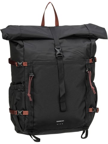 SANDQVIST Rolltop Rucksack Forest Hike in Black