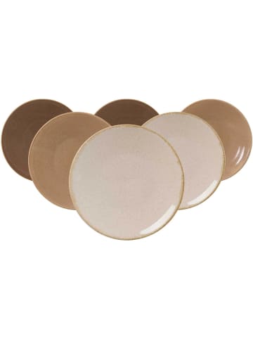 Ritzenhoff & Breker 4er Set Speiseteller Sahara ø 27,5 cm in braun
