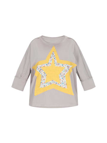 IZIA Women Plus Size Sweatshirt in Grey