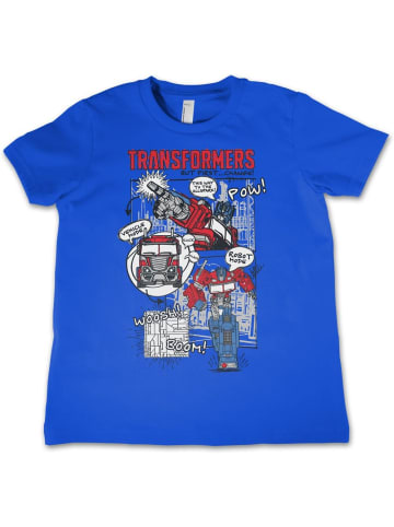 Transformers Shirt "Transformers Pow Woosh Boom! Kids Tee" in Blau