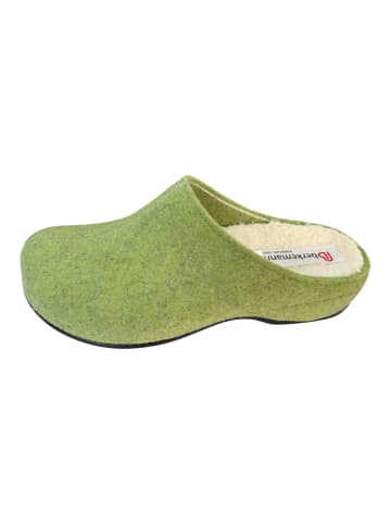 Berkemann Clog Pantoffel in grün