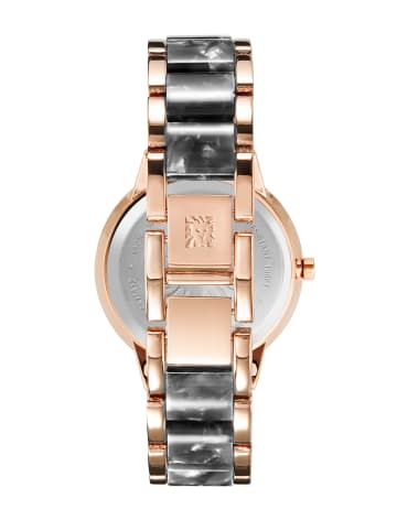 Anne Klein Quarzuhr Trend in grau perlmutt / rosegold