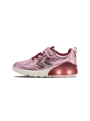 Hummel Klettverschluss Sneaker Daylight Glitter Lebensstil Kinder in ROSEATE SPOONBILL