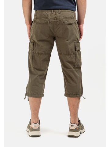 Camel Active 3/4 Cargo Shorts Regular Fit in Oliv