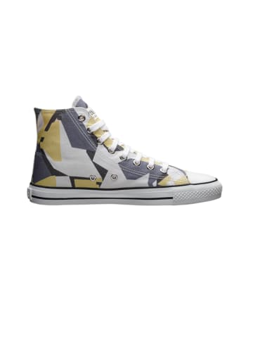 ethletic Canvas Sneaker White Cap Hi Cut in Camou Yellow | Just White