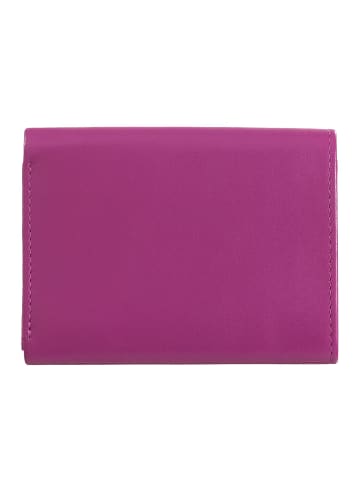 DuDu Geldbörse Leder 10 cm in fuchsia