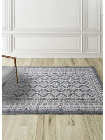 Atticgo Flachgewebe-Teppich CHANDIA in blau