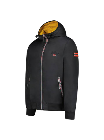 Geographical Norway Herren Regular Fit Jacke Wendbar in Black