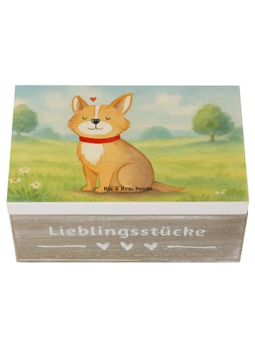 Mr. & Mrs. Panda Geschenkbox Hund Glück Design ohne Spruch in Weiß