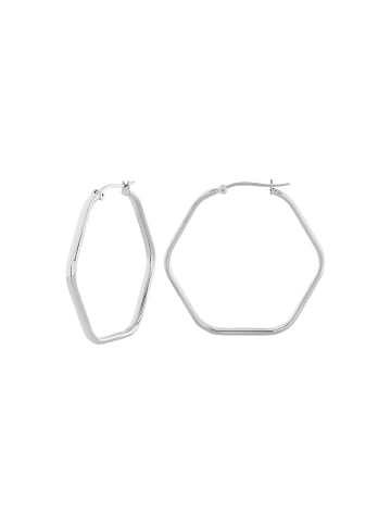 Breil Ohrring hexagonia silber