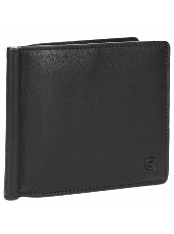 Esquire Logo - Geldbörse 6cc 11 cm RFID CARDSAFE in schwarz