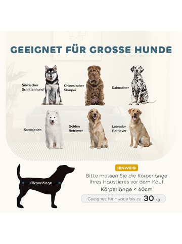 Pawhut Hundesofa Blau 96L x 66B x 24H cm