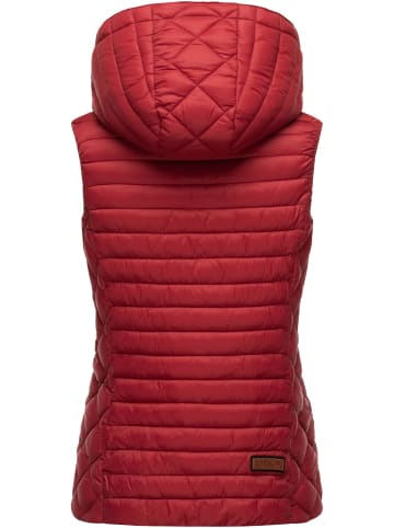 Marikoo Steppweste Hasenpfote in Dark Red