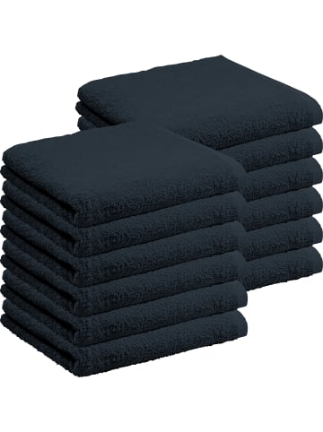 REDBEST Frottier, Leichtfrottier Handtuch 12er-Pack Oceanside in schwarz