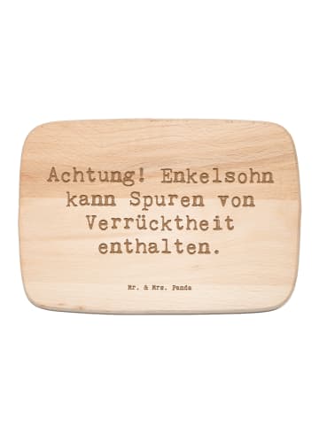 Mr. & Mrs. Panda Schneidebrett Spruch Enkelsohn Verrücktheit mit... in Transparent