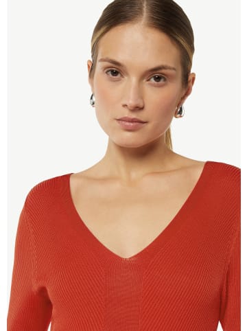 comma Kleid lang in Rot