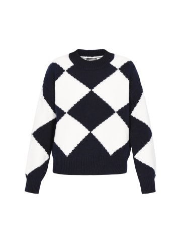 DreiMaster Maritim Sweater in dark navy offwhite